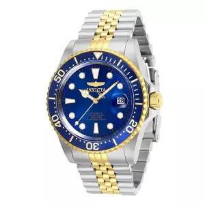 인빅타 프로다이버 오토매틱 블루 다이얼 투톤 남성 시계 858631