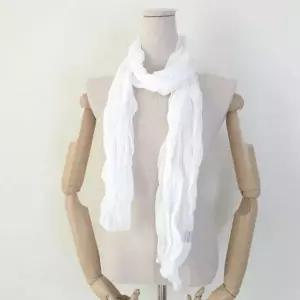 [애슬릿] 플리츠 스카프 여성 무지 롱 머플러 봄 여름 주름