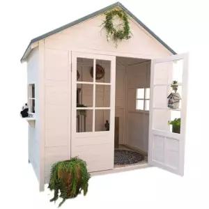 하우스 통나무집 놀이터 소형 접이식 원스퀘어 아지트 간이 높이 디테일 홈 야외 원목