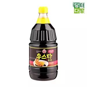 우스타 소스 2.1kg X 3개우스터 고기 스테이크 양념 함박