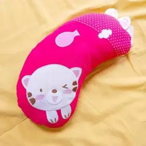 리브하우스 고양이 반달 베개 핫핑크 낮잠배게 낮잠베개 메밀베게 812288