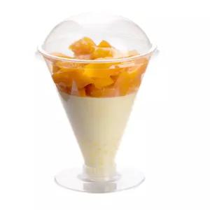 일회용 파르페 컵 디저트 포장 카페 용기 배달 투명