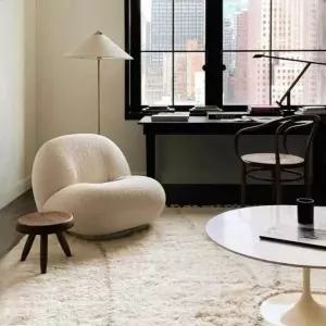 구름쇼파 조약돌쇼파 1인용 미니소파 조약돌 램스울 소파