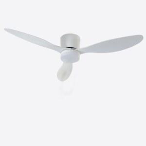 SOVE 저소음 실링팬 천장선풍기 모터 조명없음 44인치 A1 화이트 원격제어