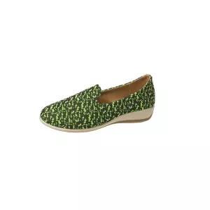 EAMT 여자 플랫 가을 빅사이즈 라운드 웨지 힐 슬립온 캐주얼 단화 슈즈 YJ3