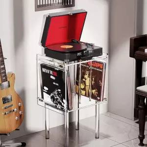 원목 LP장 엘피 홀더 레코드판 거치대 비디오 정리함