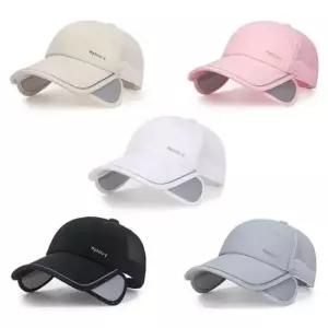 메쉬 와이드 이중 스포츠 모자 야구 등산 골프 썬캡