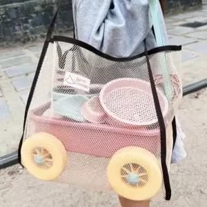 살림마녀 망사 모래놀이가방 모래 장난감 가방