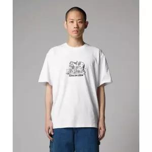 DICKIES 컴패니언 센터 로고 티셔츠 White 293329