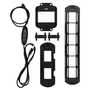 JJC 네거티브 스캐닝 LED 라이트 세트 키트 스트립 및 슬라이드 홀더가 있는 35mm 필름 스캐너 사진 스캐너