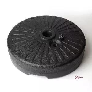 원형 스틸 기둥고정 물통 모래 22kg 파라솔 받침대opq992