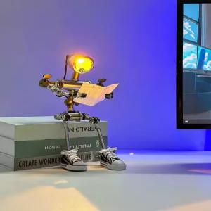 로봇 램프 무드등 데스크탑 스위치 장식소품 충전식 캔들워머 집들이 장식