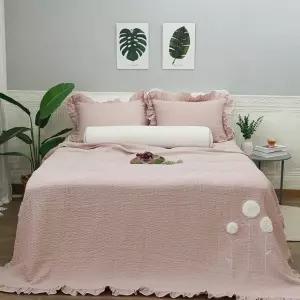 [르헤브] 데이지 뱀부 3중직 프릴 홑이불 (160x210)