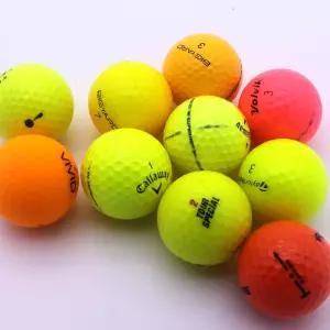 중고 유명 컬러 로스트볼 혼합 골프공 300알 세트
