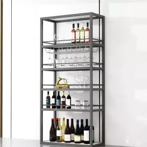 위스키디켄터 레트로 철제 와인랙 카페 양주보관함