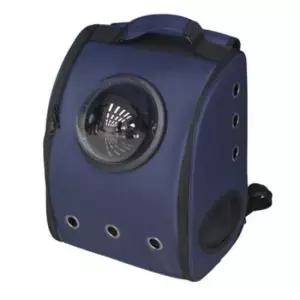 강아지이동가방 강아지 우주선 백팩 가방 다크블루 이동 외출 교통 1P