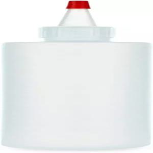 브라이트 프롬 조미료 압착 병 8온스 빈 스퀴트 레드 탑 캡 누수 방지 - 케첩 머스타드 시럽 소스 드레싱