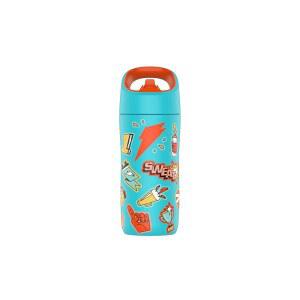 게토레이 루키 메탈 물병, 12온스, 스테인리스 스틸 병, 이중 벽 단열재, 진공 써모 머그컵