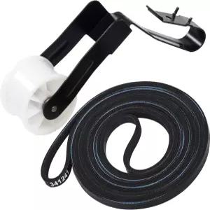 블루스타즈 341241 691366 건조기 드럼 벨트 및 풀리 키트 - 켄모어 월풀 호환 8066065 AP2946843