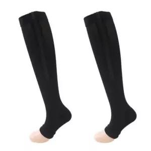 종아리밴드지퍼 통풍 압박 스타킹 레그 쉐이퍼 종아리 슬리브 수면