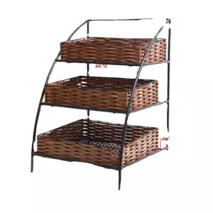 식탁위 수납선반 2단 식탁위수납 정리 철제 단선반 식탁