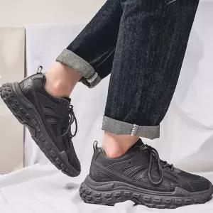 남성 2컬러 메쉬 키높이 어글리슈즈 스니커즈 운동화 XtP6+6DFf