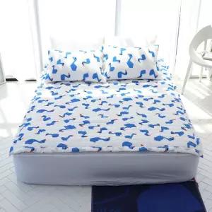 [르헤브] 구스덕 시어서커 패드 겸 카페트 (SS/싱글)