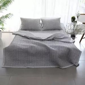 [르헤브] 아리엘 시어서커 누빔이불 베개세트 (Q/퀸)