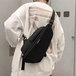 WL 남자 메신저백 베이직한 디자인 크로스 숄더백 캐주얼룩 여행