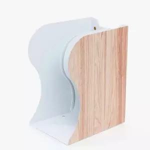 접이식 책꽂이 내추럴 책수납 자바라 철재 넓이조절 원형프레임 서재 사무실 공부방 공간활용