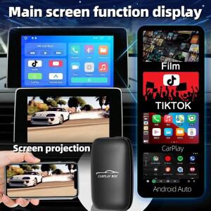 4in 1 범용 유선-무선 안드로이드 오토 카플레이 어댑터 TV 박스 차량용 스트리밍 플러그 앤 플레이 자동차