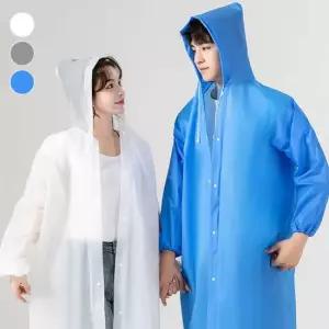 남여공용 다회용우비 장마대비 가방에쏙 EVA레인코트