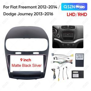 [호환품]QSZN 9인치 피아트 호환 프리몬트 2012-2014/2013- 닷지 호환 저니 차량용 라디오 프레임 패시아