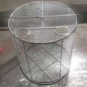 수중펌프 보호 케이스 스틸워터 여과기 케이지 철망 메쉬 통