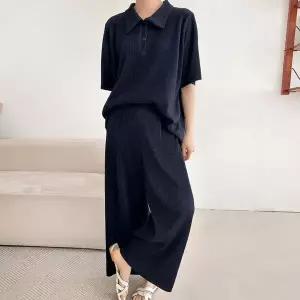 [하프클럽/]빅사이즈 604 코발트주름투피스세트 DBSU557