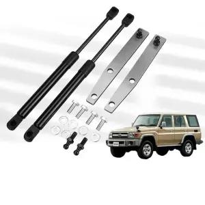본넷덕트 Toyota Land Cruiser 70 LC70 LC75 LC76 LC78 LC79 프론트 보닛 후드 가스 스트럿 댐퍼 변환 키트