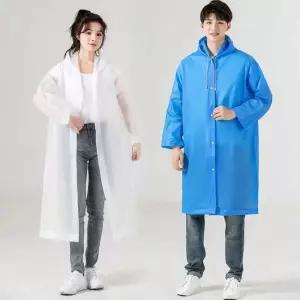 남성 여성 비오는날 장마 대비 EVA 우비 레인코트