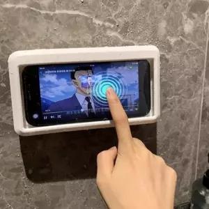( )주방 욕실 스마트폰 방수 거치대(후크형)