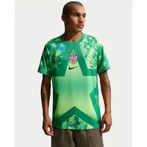 [나이키]NT 2026 스타디움 골키퍼 남성 드라이 핏 축구 반팔 저지 - 그린블랙블랙 IB5343-324 414083