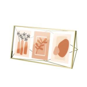 책상이나 벽을 움브라 황동 사진 5 프리즈마 멀티 u201Dx7 5x7 액자 3장 u201D