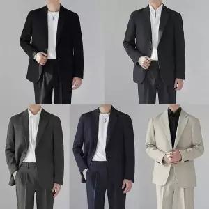 [RIZPICK]TBZ 교복몰 데니안 클래식 단색 남자 정장세트(자켓_바지)