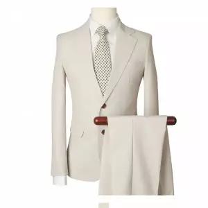 [RIZPICK]TBZ 플레인 베이지 스판 세미정장