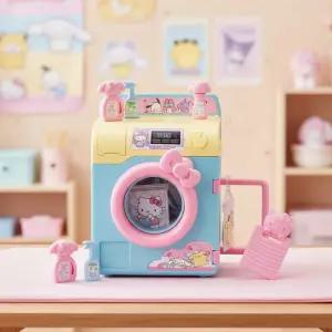 산리오캐릭터즈 버블버블 스티커 세탁소 색칠놀이 그림 만들기 물녹종 물에녹는종이 역할놀이