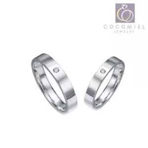 20대커플반지 베닝 은반지 커플링 커플링반지 도금반지 실버 CR-3
