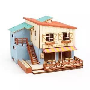 [크래프트빌]DIY 나무 모형 조립 키트 HO 카페 하우스 YM664