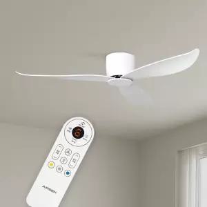 에어센 젠트 저소음 슬림 실링팬 (화이트,우드 선택)