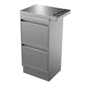 미용실서랍 트레이 수납장 3단 캐비넷 네일 미용기기