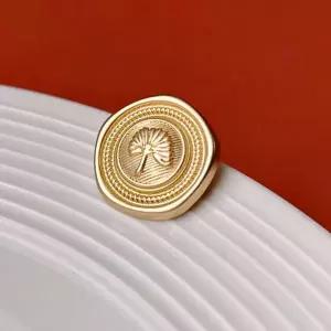 TBZ 고급 금단추 옷수선 엔틱 나뭇잎도안 양복 골드20mm