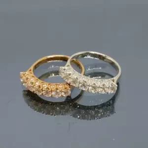 다이아몬드쌍지/1부14개/총1.5캐럿/손일세팅/JC