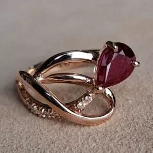 1캐럿 천연루비반지(14K 3.5g 다이아세팅 WLB-ST1285)